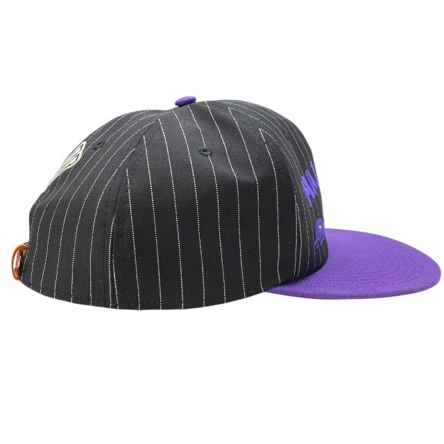 Louis Vuitton Nx2242 Crocomartier Cap Baseball Cotton Purple Black Wool — view 5