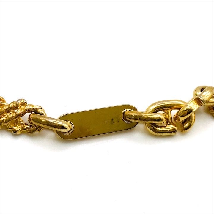 Celine Chain Vintage Necklace Gold — view 5