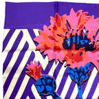 Christian Dior Small Accessories Scarf Large Size D-flower Pop Flower Logo Silk — view 4