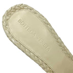 Bottega Veneta Lido Sandals Mule Shoes Intrecciato Raffia Beige — view 7