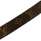 Louis Vuitton M6919 Ct0065 Belt Santure Ellipse Monogram Canvas Brown Gold Logo — view 5