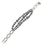 Dior Faux Pearl Necklace Silver Choker 0989 — view 8
