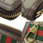 Gucci Key Case Off Dear Sherry Line GG Supreme Canvas Leather Beige — view 8