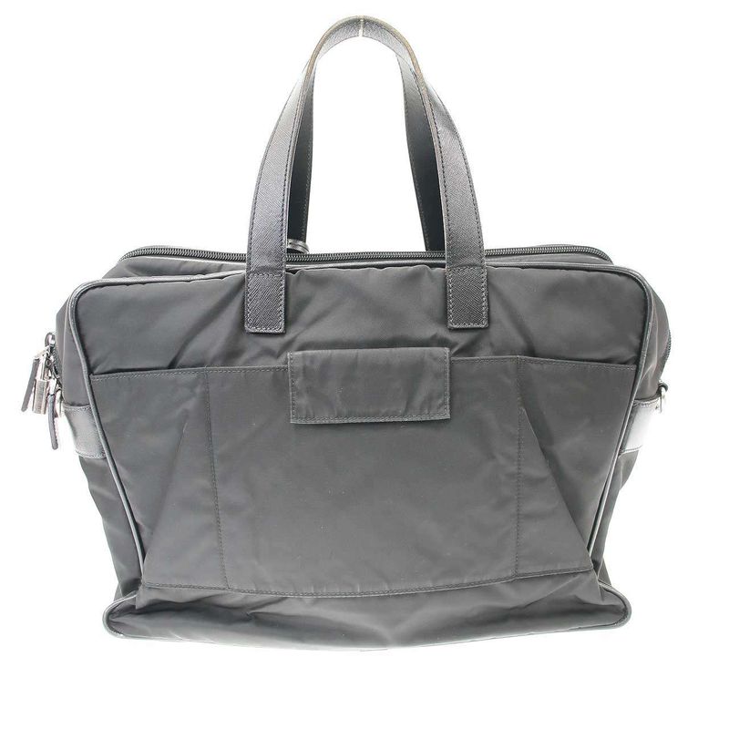 Prada V407 S Nylon Briefcase Black — view 2