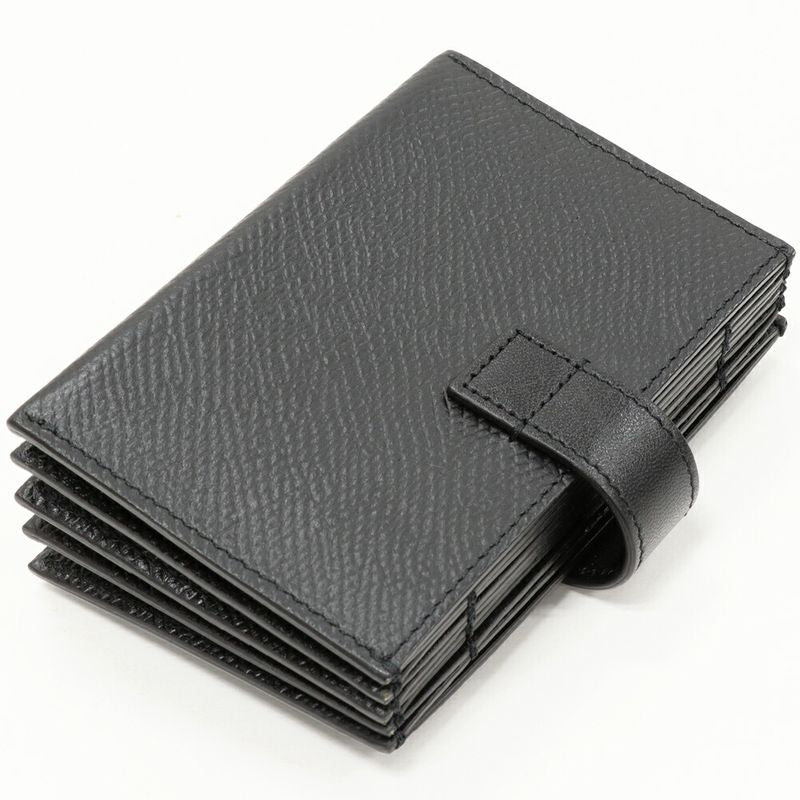 Celine Card Case Accordion Holder Calf Black 10 B693 bfp 38 no — view 5