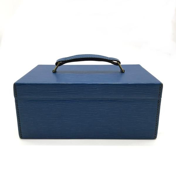 Louis Vuitton Epi Boite Atu Mini Trunk Blue Handbag — view 2