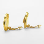 Chanel Earrings Coco Mark Metal Gold Plated Accessories 94 — view 3