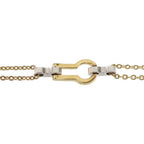 Louis Vuitton Bracelet Serule Metal Gold Silver Viton — view 3