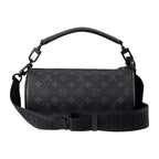 Louis Vuitton Shoulder Bag Soft Porochon PM Black Gray — view 2