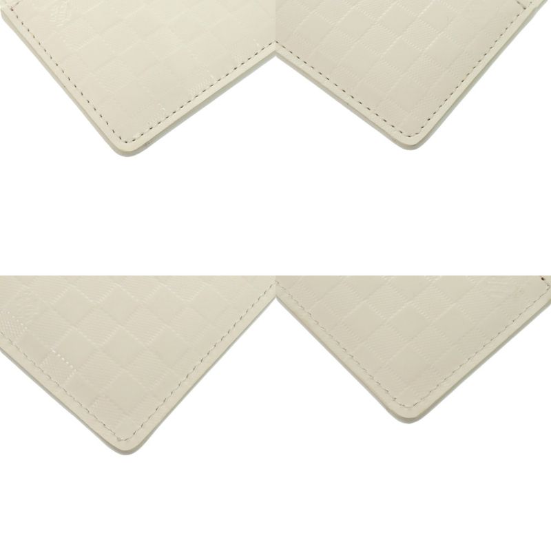 Louis Vuitton Damier Faceted Card Holdere Surple Leather Clesme 0900 White — view 4