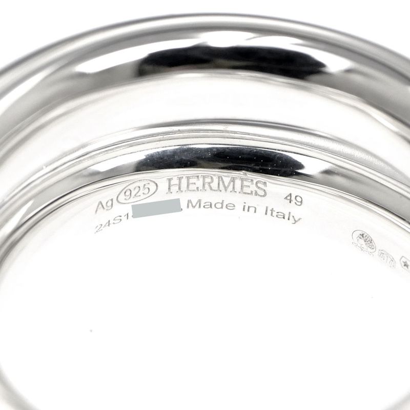 Hermes Chaine D'ancre Ring Vertege Size 49 AG 925 SV Accessories — view 6