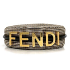 Fendi Handbag Nano Graffi Brown Staggered Pattern — view 7