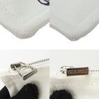 Hermes Baby Pouch Trousse Flat GM Adada Canvas Wooden Horse White — view 4