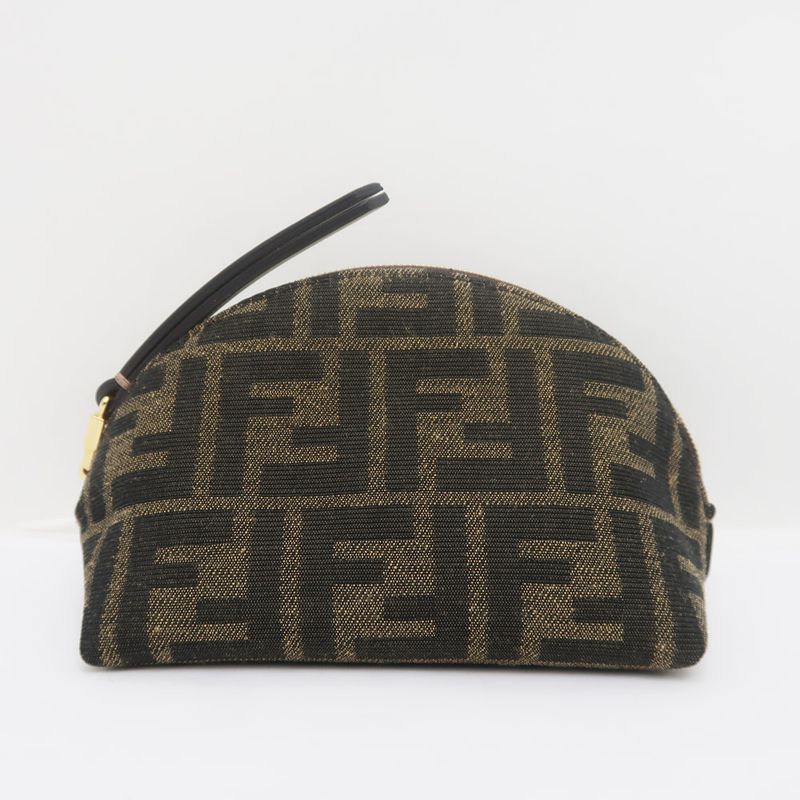 Fendi Pouch Zucca Pattern 8 N0208 Brown Accessories — view 3
