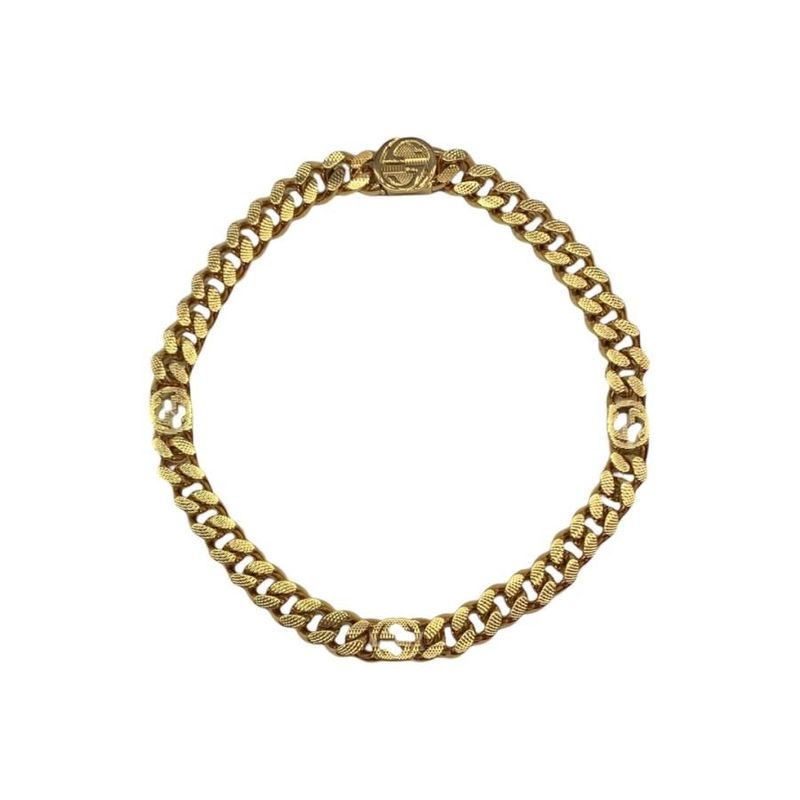 Gucci GP Interlocking G Kihira Necklace Gold 1291 — view 6