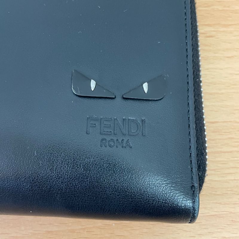 Fendi Travel Wallet Round Zipper Long — view 2