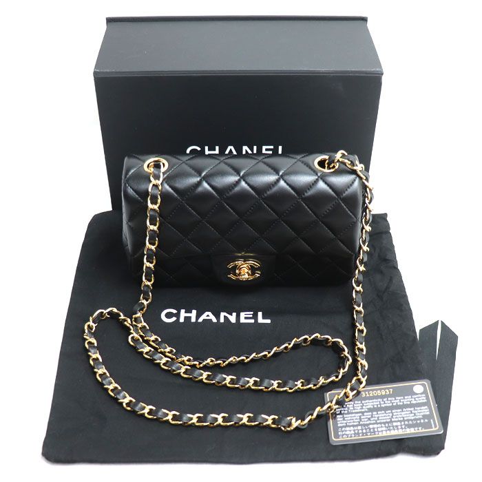Chanel Mini Classic Shoulder Bag Black — view 9