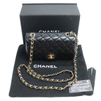 Chanel Mini Classic Shoulder Bag Black — view 9