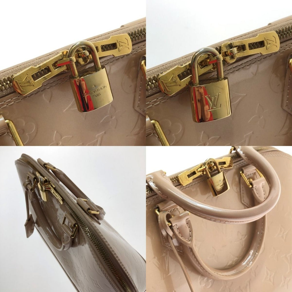 Louis Vuitton Handbag Monogram Vernis Alma PM Dune — view 7
