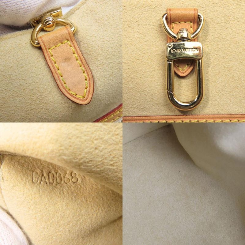 Louis Vuitton Tote Bag Hampstead MM Damier Azur Nubuck White — view 8