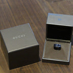 Gucci Ceramic Icon Ring No 7 18K White Gold Box E1759 — view 7