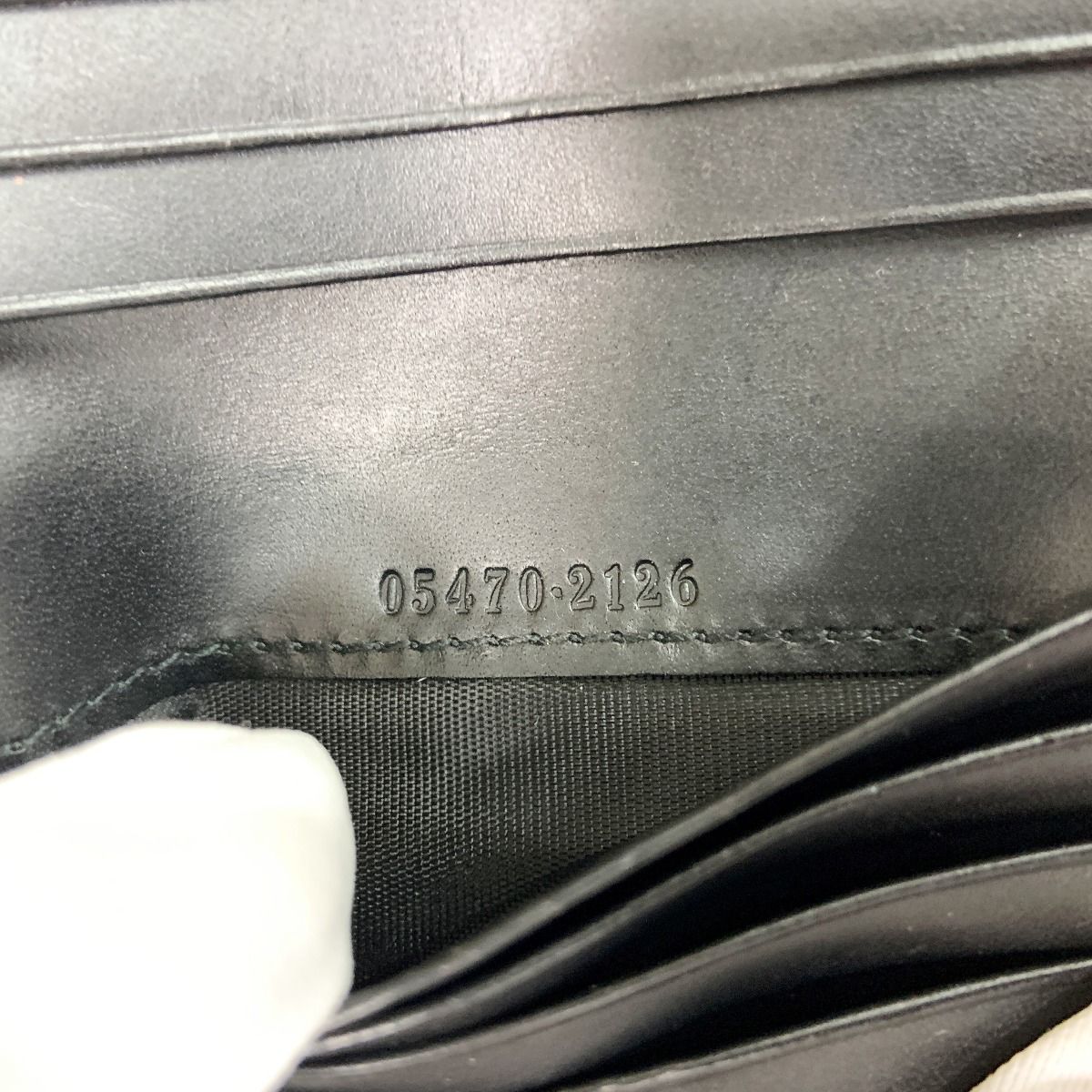 Gucci GG Canvas Jackie Bifold Wallet 05470-2126 Black — view 7