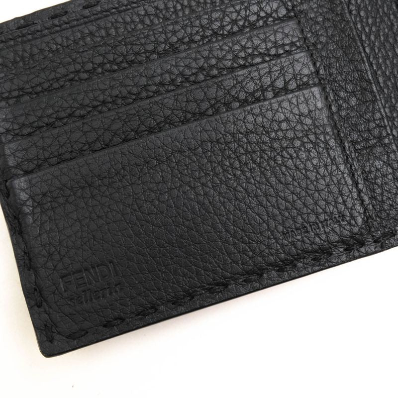 Fendi Wallet Men Leather Black 7 M0194 O7 N Fogxn Coin — view 7