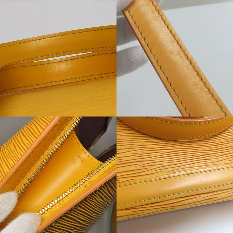 Louis Vuitton Ryu Sac Epi Tassili Yellow Shoulder Bag — view 9