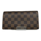 Louis Vuitton Damier Portefeuille Brother Bifold Long Wallet Brown — view 2