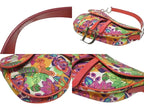 Dior Saddle Bag Flower All Over Print Galliano — view 7