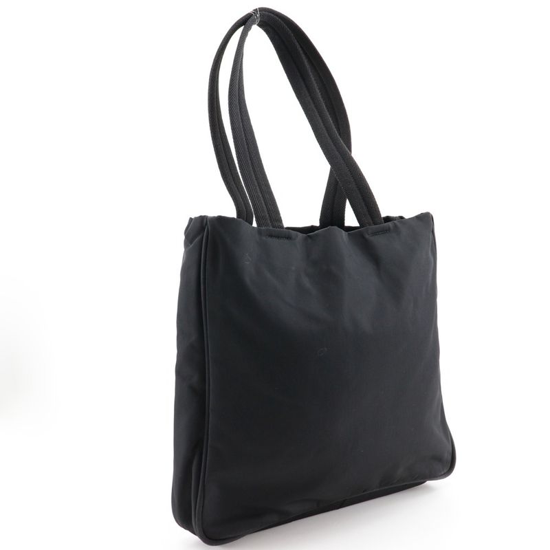 Prada Nylon Black Tote Bag — view 3