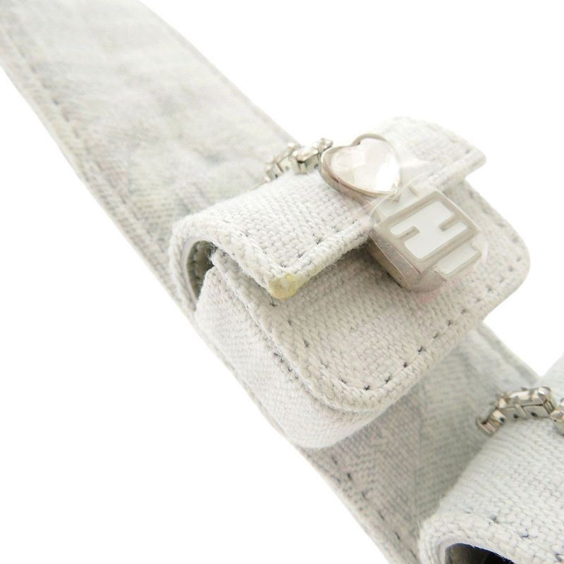 Fendi Marc Jacobs Denim Stone Blue White Shoulder Strap 0847 — view 6