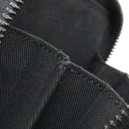 Louis Vuitton Shoulder Bag Aerogram Phone Pouch Grain Leather Black Matte — view 9