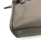 Prada Leather 2-Way Bag Gray — view 4