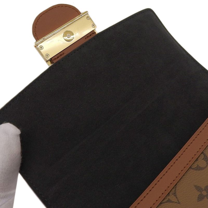 Louis Vuitton Monogram Reverse Dauphine PM Shoulder Bag — view 6