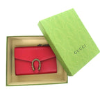 Gucci Dionysus Long Wallet Leather Red 0671 Chain — view 2