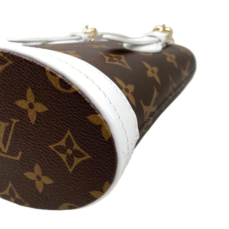 Louis Vuitton Shoulder Bag Nano Bucket Monogram White — view 7