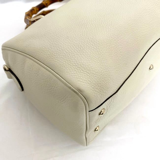 Gucci 2-Way Boston Bag White Bamboo — view 6