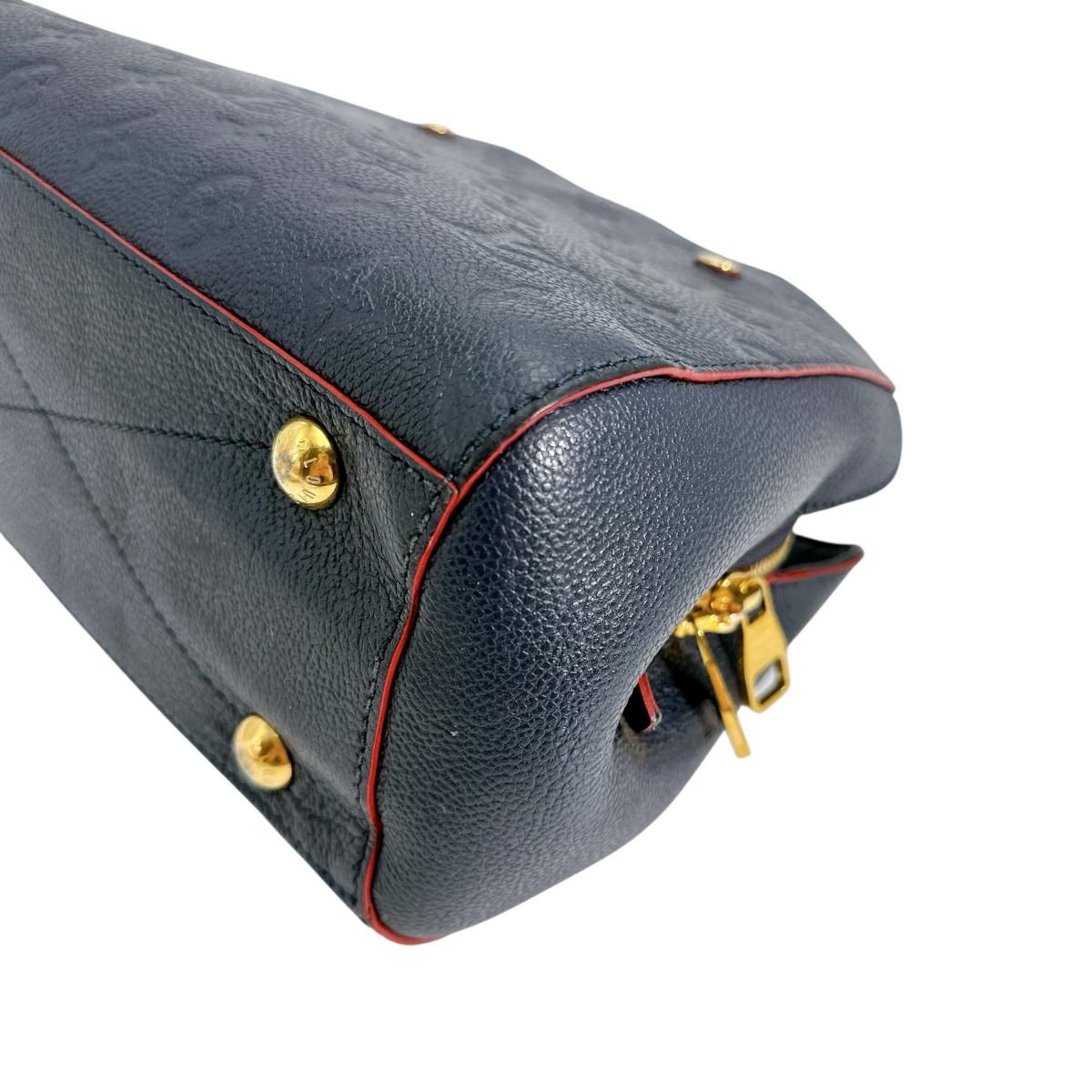 Louis Vuitton Empreinte Montaigne BB Marine Rouge Shoulder Bag — view 7