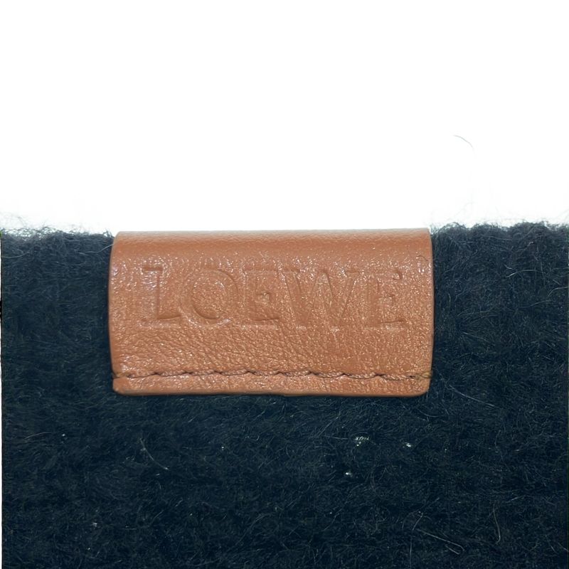 Loewe Alpaca Blend Scarf X30 Black — view 2