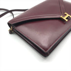 Hermes Liddy Calfskin Shoulder Bag Gold Purse — view 5