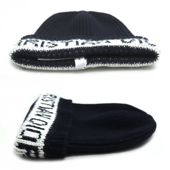 Dior Logo Knit Cap Navy 31 Noe714 Ixgh — view 5