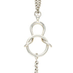 Hermes Horsebit Silver Necklace — view 4