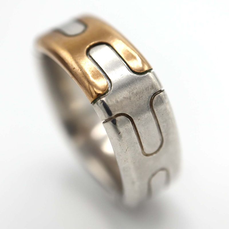 Hermes Ring H Logo Bronze AG 925 54 13.5 Accessory Ok413 — view 8