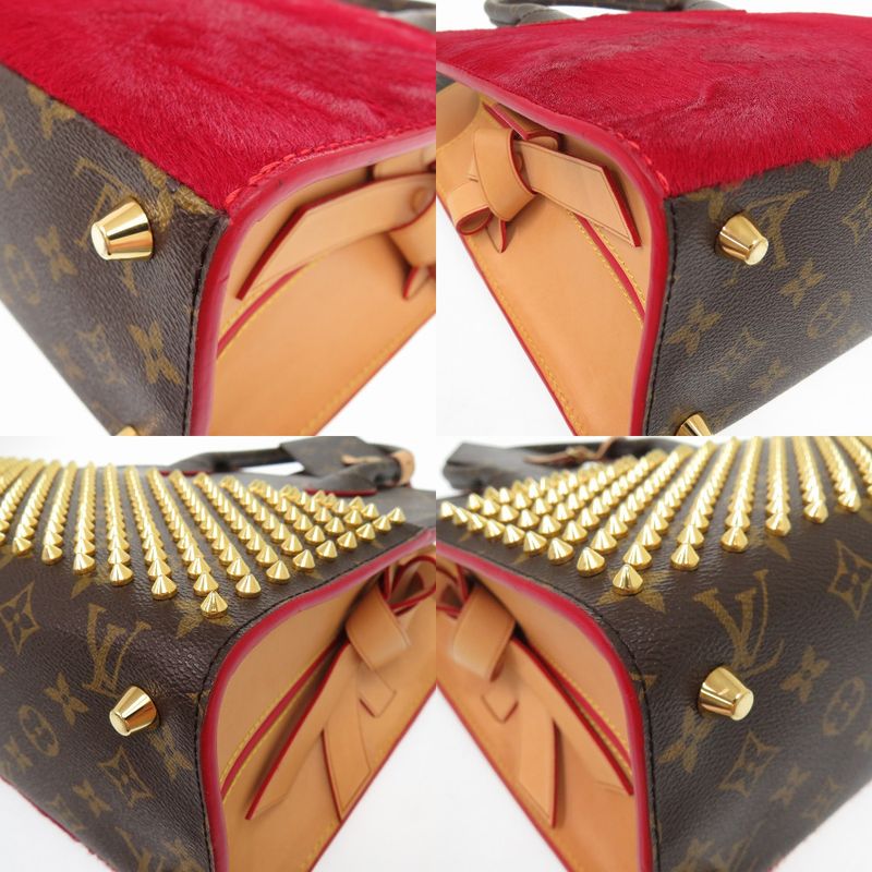Louis Vuitton Christian Louboutin Monogram Iconoclast Studded Halaco — view 8