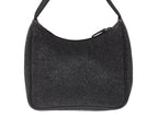 Prada Sports Bag Wool Nylon Charcoal Black Silver — view 3