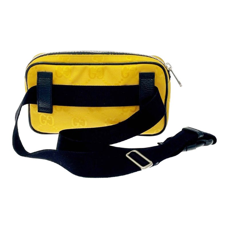 Gucci Nylon GG Pattern Off the Grid Body Bag Yellow — view 4