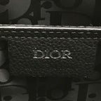 Dior Safari 2-Way Tote Shoulder Bag Leather Black — view 8