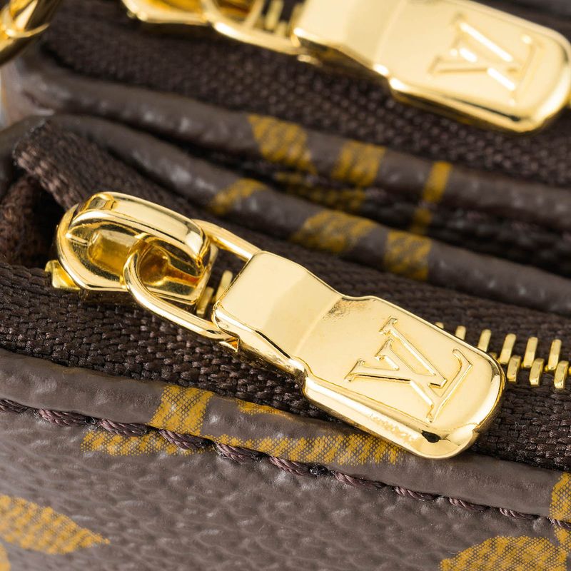 Louis Vuitton Shoulder Bag Pochette Liv Brown — view 8