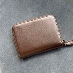 Prada Round Zipper Coin Case Card Viteromove Saffiano Pink Gold Box — view 7